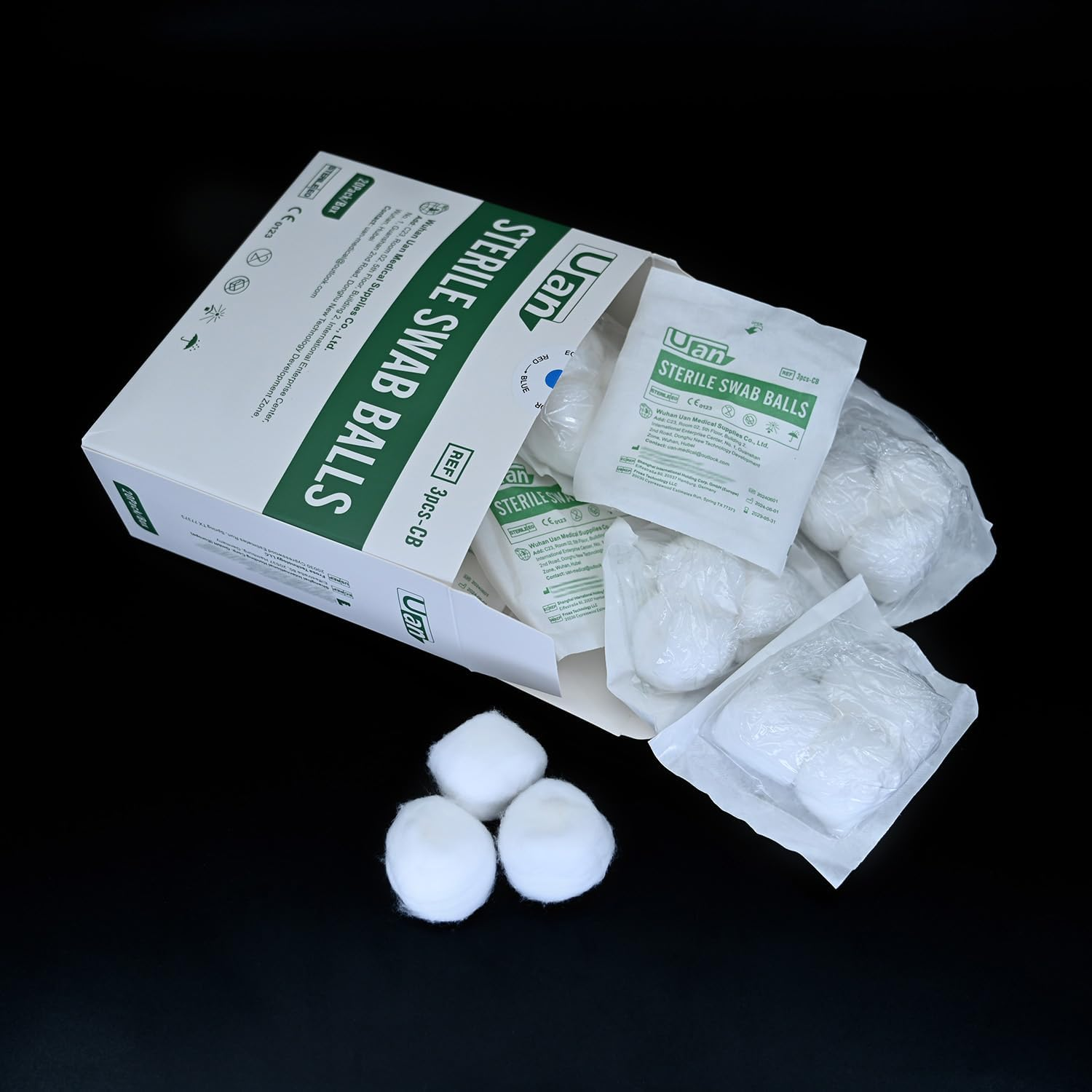 Cotton Balls Sterile &ndash; Gentle and 100% Pure Cotton, Ideal for Makeup and Sensitive Skin, Individually Packaged (120 Count) image number 6