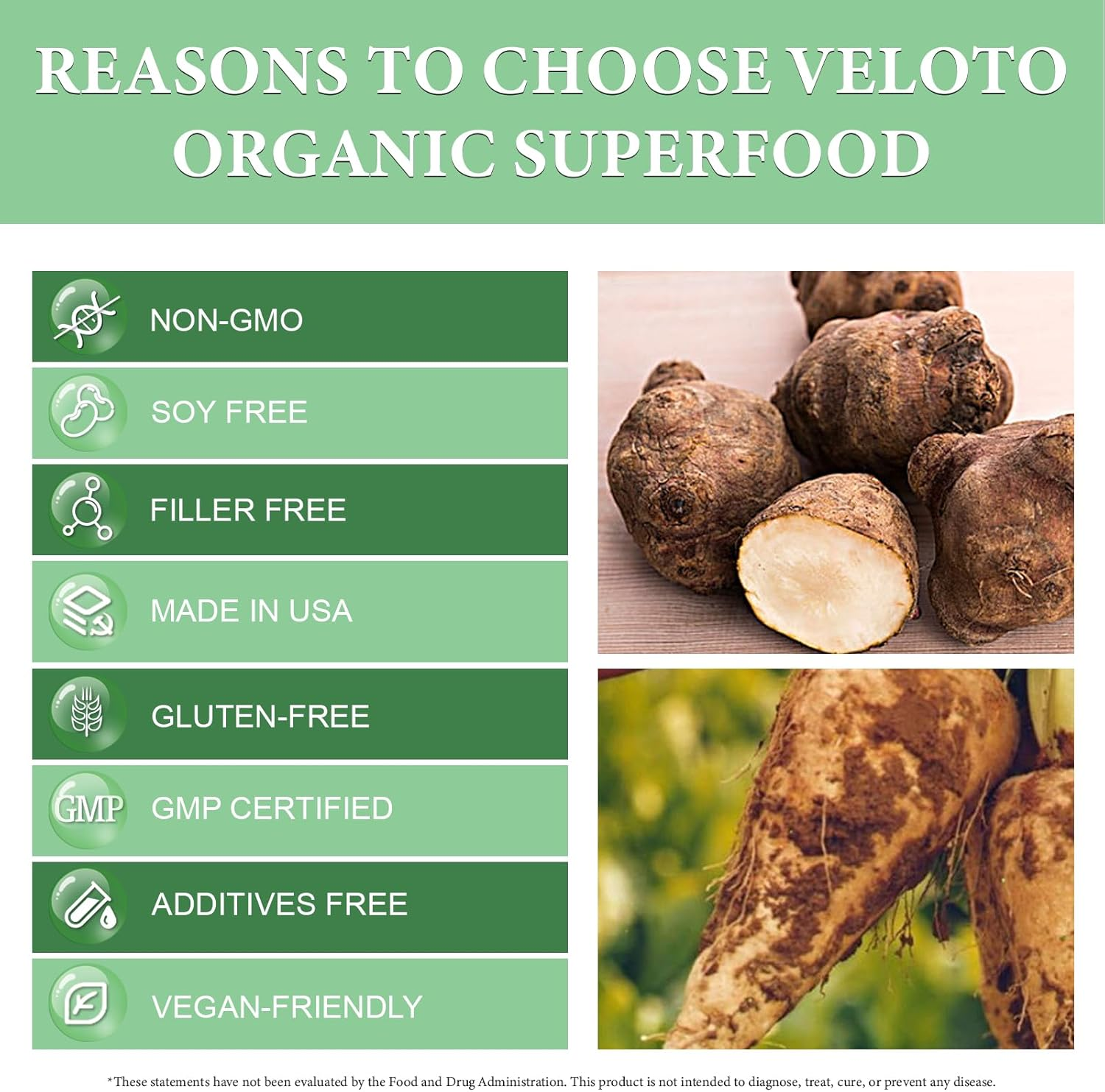 Inulin Powder Organic Artichoke, Pure Inulin Fibers Prebiotic Supplement for Gut Health & Digestive Function, Natural Sweetener for Smoothie & Coffee, Gluten Free, Vegan, 2.2 Lb (35 Oz) image number 5