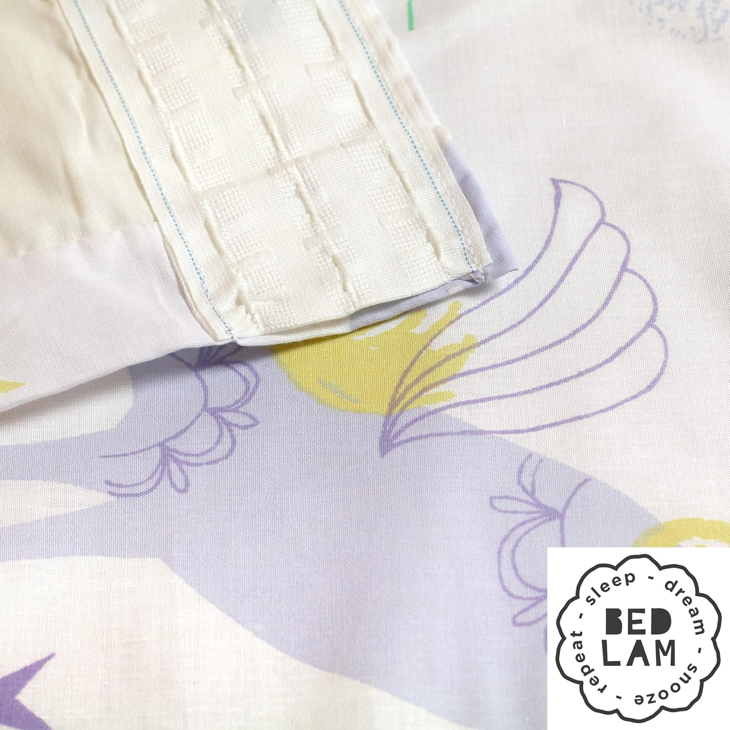 Bedlam - Unicorn Curtains - Two Panels 66 X 72 (168 X 183Cm) - Rainbow & Unicorns Curtains - Girls Bedding/Bedroom Accessories image number 5