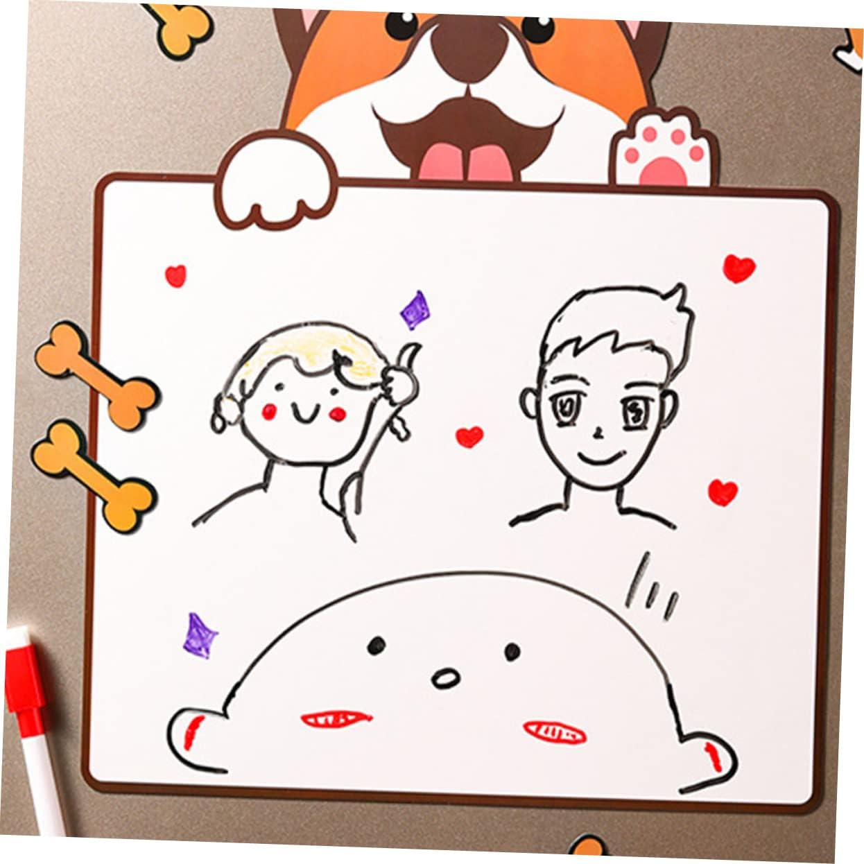 COHEALI Practical Fridge Dry Erase Board Adorable Planning Boards for Fridge Magnetic Planning Home Supply image number 5