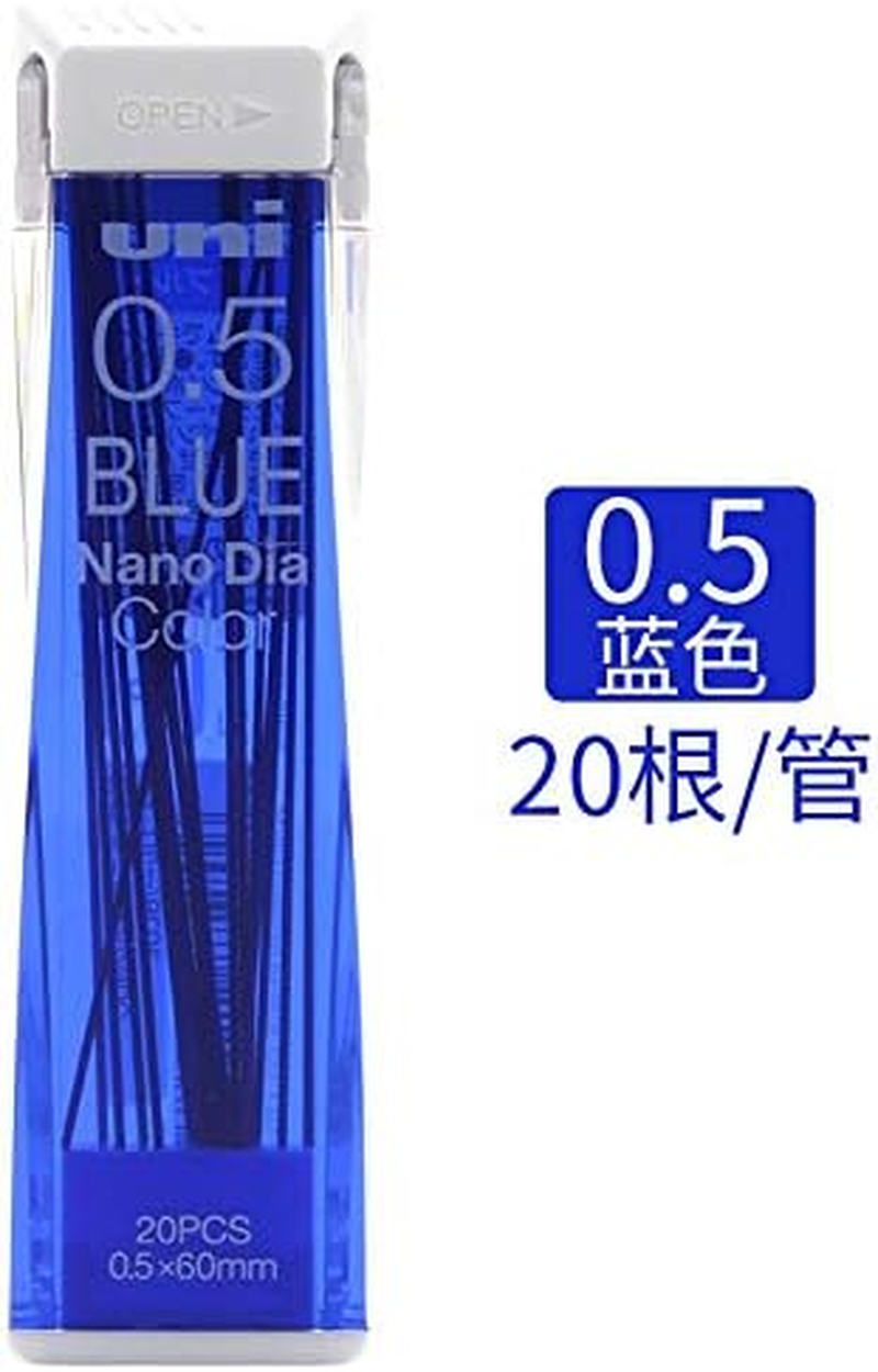 Uni Nanodia Color Mechanical Pencil Leads 0.5Mm 7 Color Set 7 Pack/Total 140 Leads image number 5