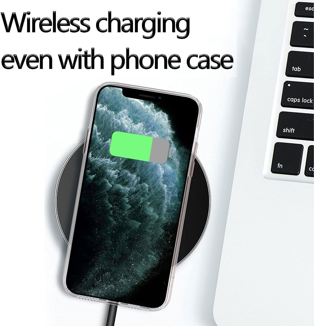 ELEPIK Shiny Fade Series for Iphone 17 Pro Max Case, [Unique Laser Design] Glitter Cute Fade Pattern Slim Soft TPU Protective Women Girl'S Phone Cover, Silver Butterfly image number 1