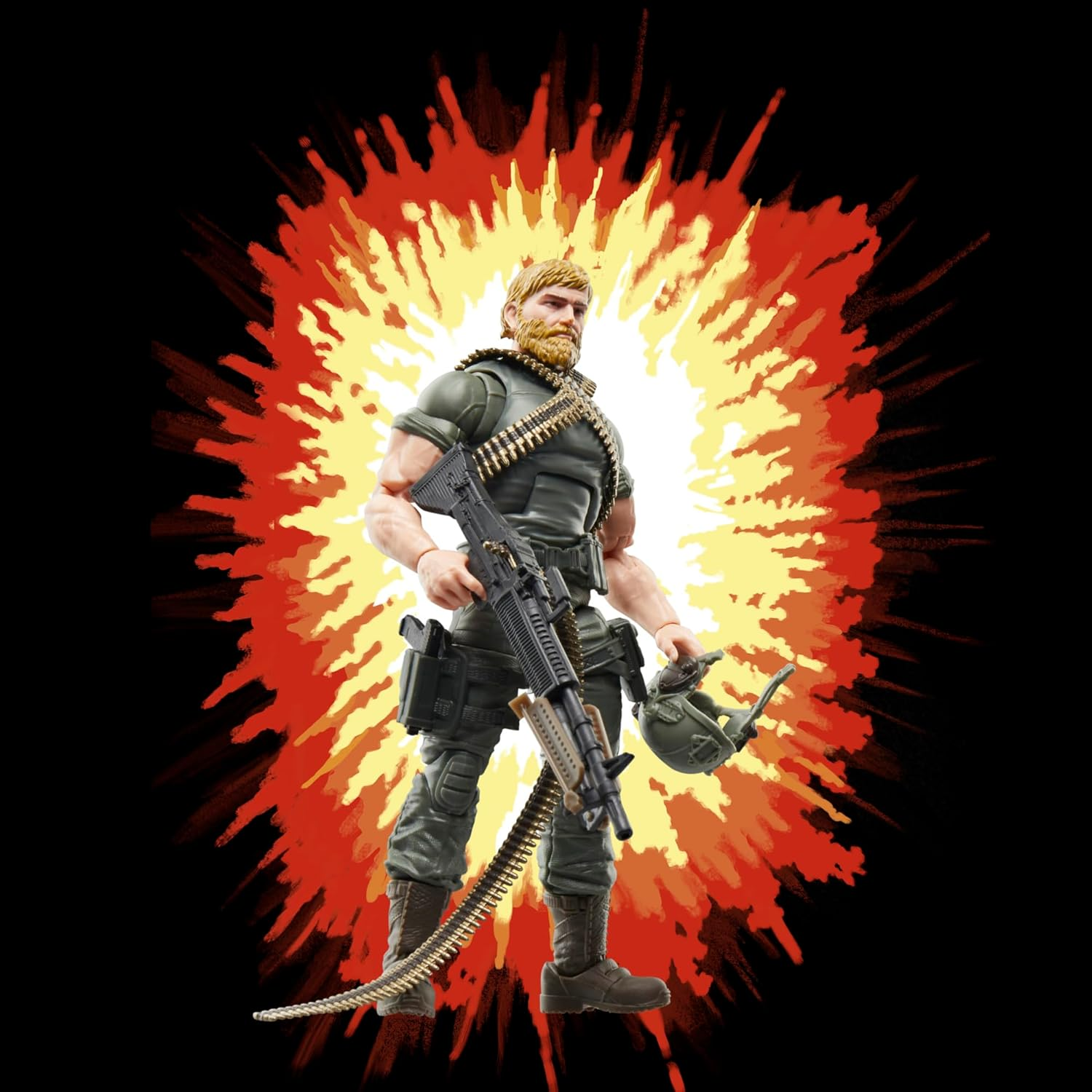 G.I. Joe Classified Series Retro Cardback Craig &ldquo;Rock &rsquo;N Roll&rdquo; Mcconnel, Collectible 6 Inch Action Figure with 9 Accessories image number 2