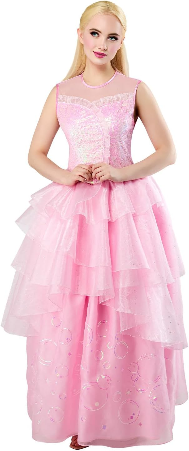 Glinda Costume for Adults - Wicked - Small