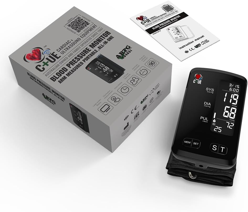 C+UE, Hospital Grade Blood Pressure Monitor, Active, All-In-One Arm Measured. image number 2