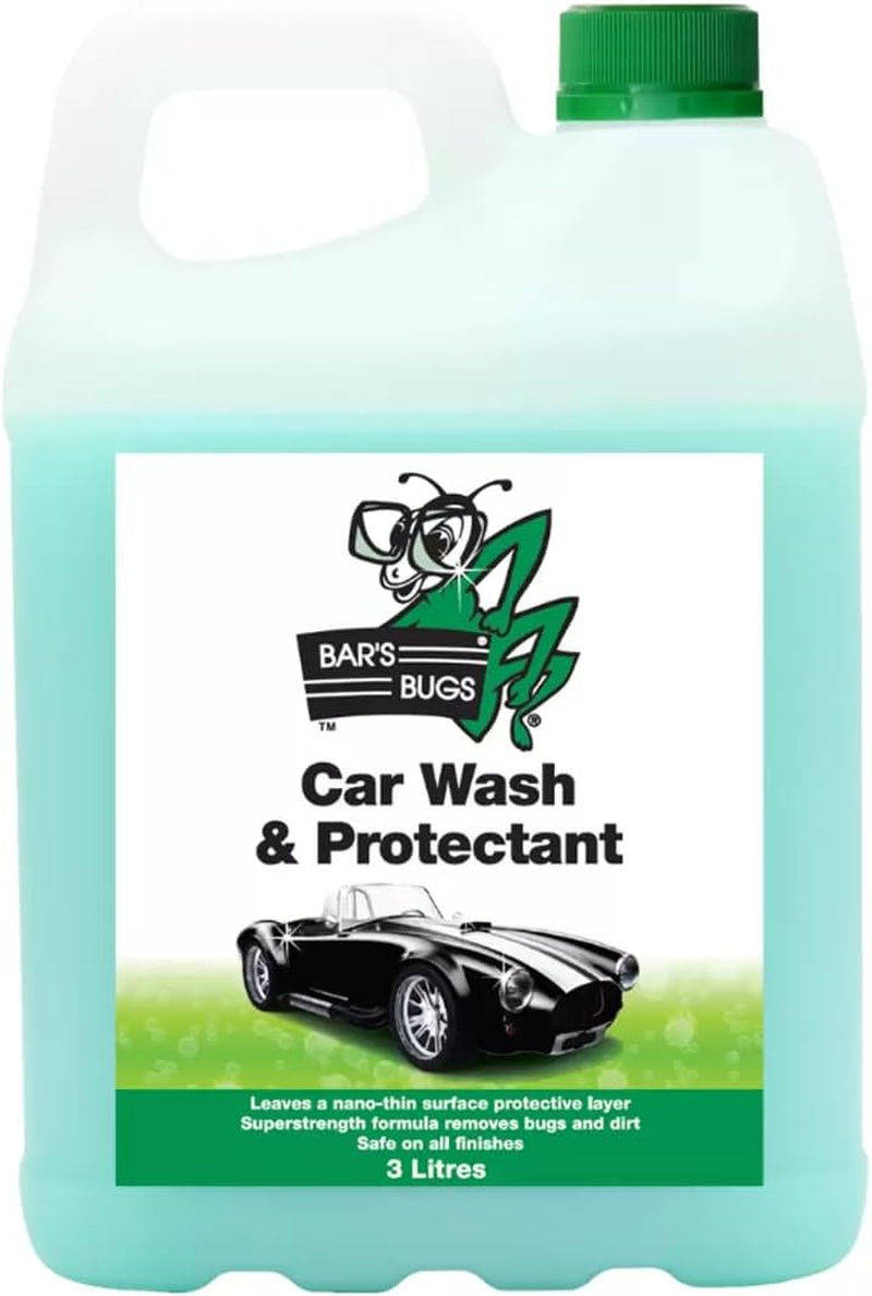 Bar&rsquo;S Bugs Car Wash 3L &ndash; Streak-Free Shine, High Foam Formula, Safe on Paint & Wax, Tough on Dirt & Road Grime &ndash; Australian Made Car Shampoo image number 2