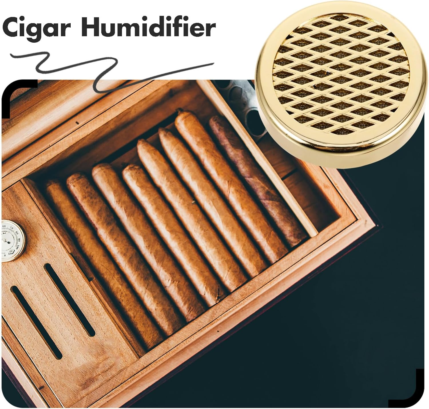 Iplusmile Moisturizer Humidifer Humidor Accessories Humidor Supplies for Humidify Humidor Stick Humidor Humidify Stick Moisturizing Abs Humidifier image number 2