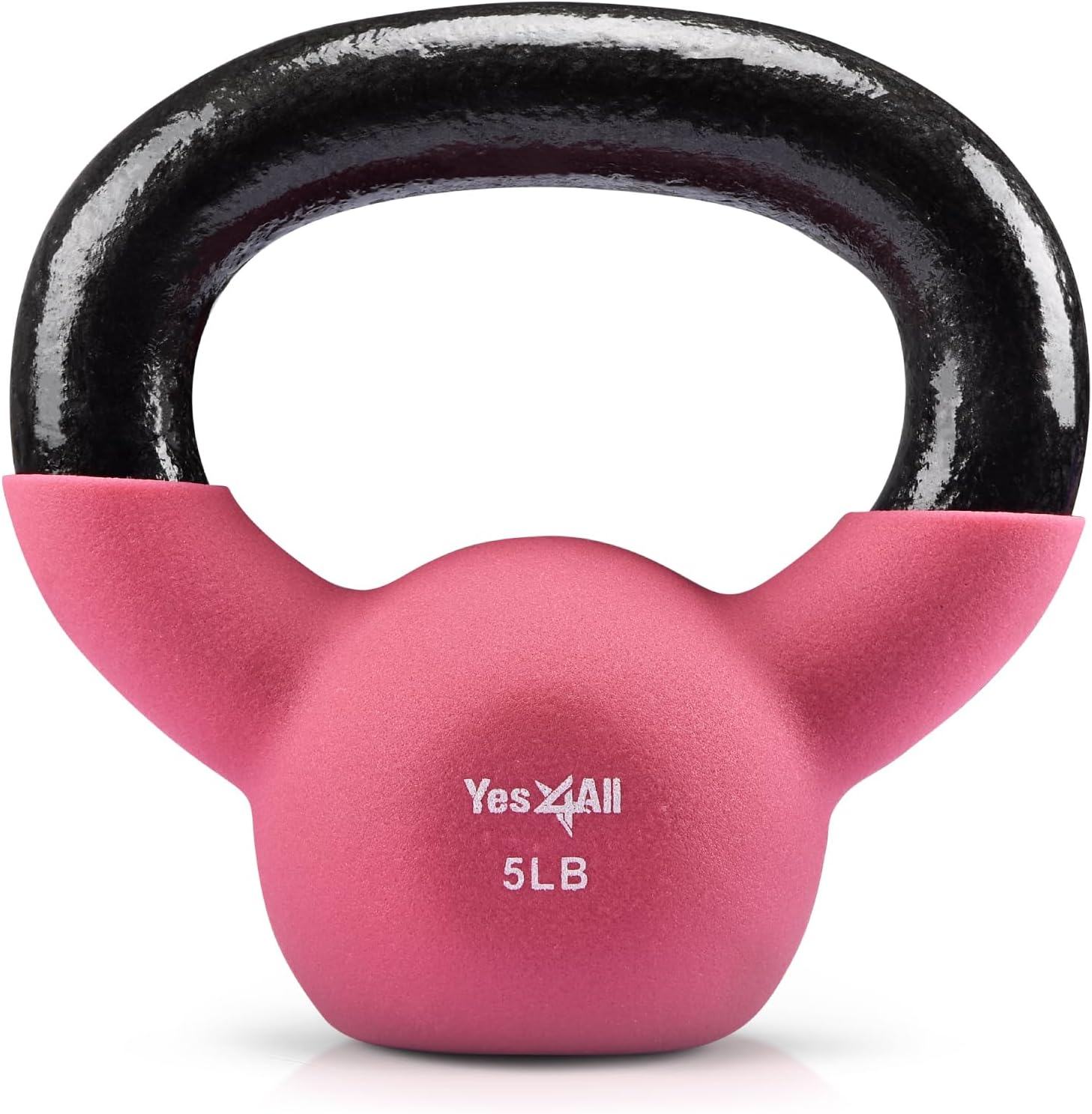 Yes4All Solid Cast Iron Kettlebell Weights - Ideal for Full Body Workout and Strength Training and 10-40Lb Adjustable Kettlebell Weights image number 4