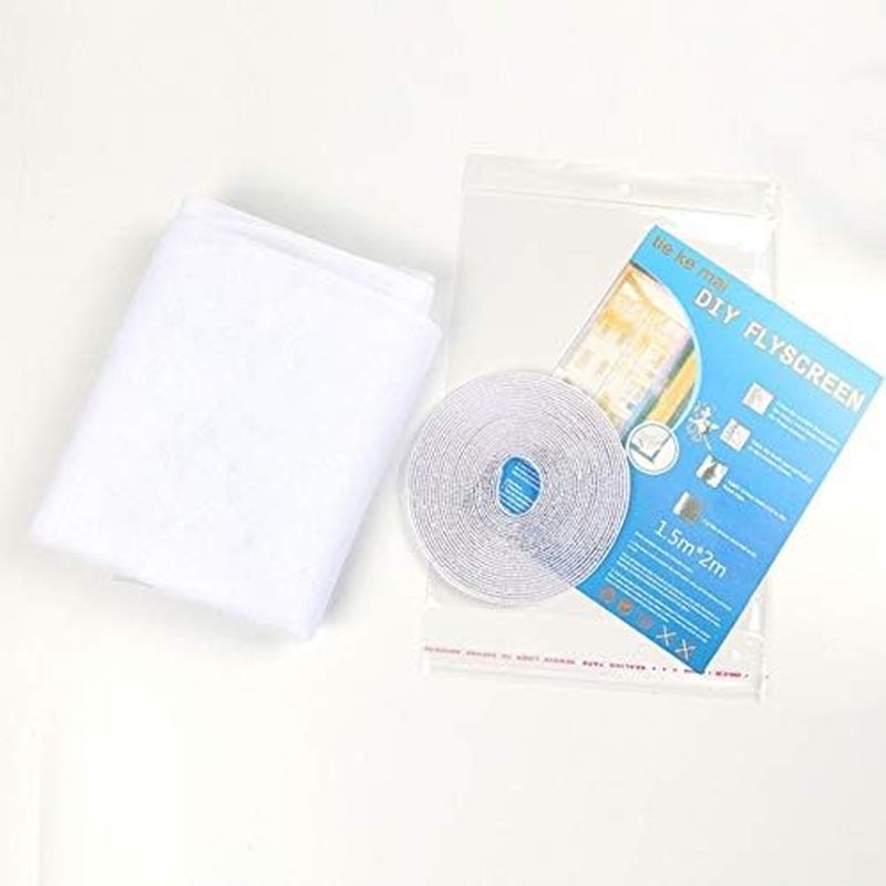 Household Articles Fly Bug Mosquito Net Door Window Net Netting Mesh Screen Curtain Protector Flyscreen Insect DIY, Size:2X1.5Cm(White) Toilet Paper (Color : White)