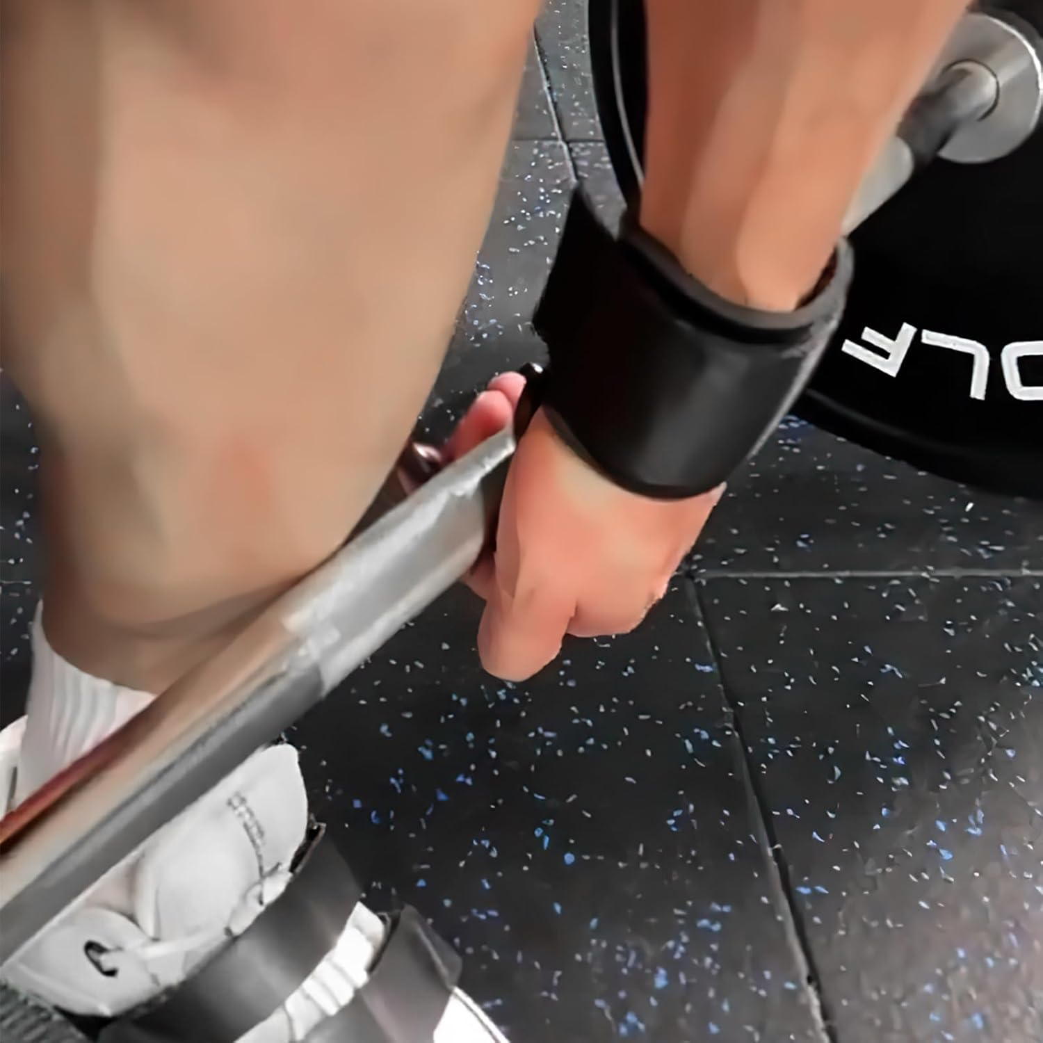 Weight Lifting Hooks,Heavy Duty Lifting Wrist Straps, Weight Lifting Grips,Weight Lifting Straps,Wrist Straps Weightlifting,Adjustable Pull-Up Hooks Straps,Heavy Duty Weight Lifting Steel Hooks image number 1