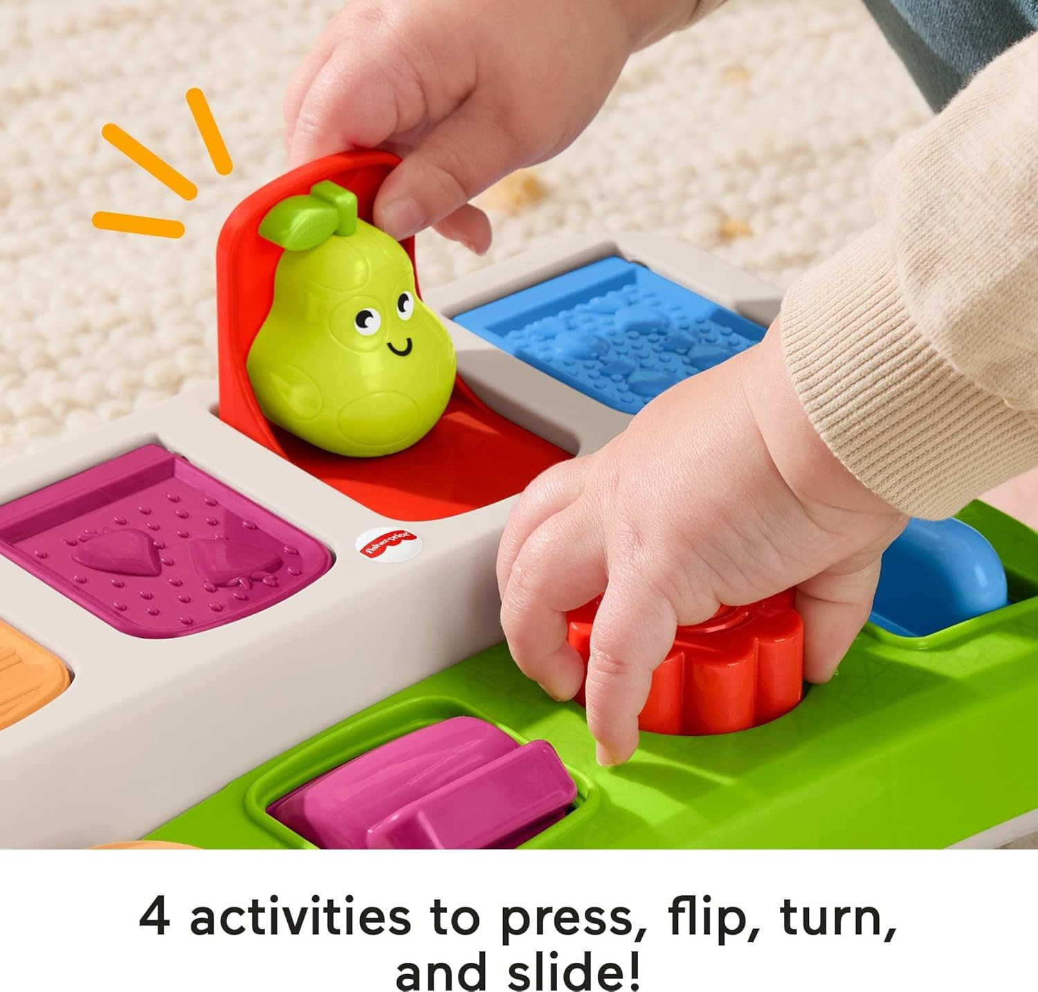 Fisher-Price Baby & Toddler Toys Grow the Fun Garden Set, Pop-Up Activity and Electronic Learning Playset for Infants Ages 6+ Months ​