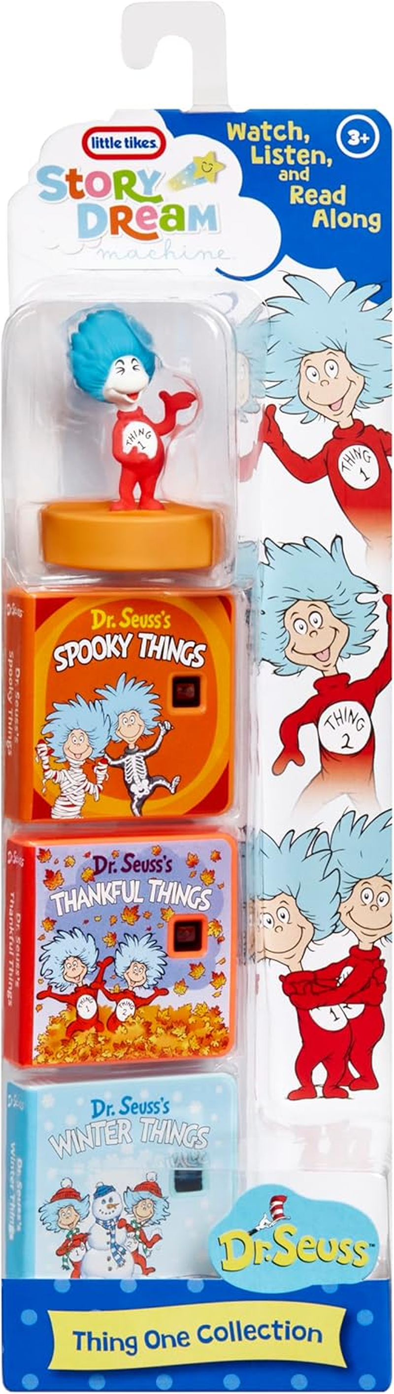 Little Tikes Story Dream Machine Dr. Seuss Thing 1 Collection, Storytime, Books, Audio Play Character, Gift and Toy for Toddlers and Kids Girls Boys Ages 3+ Years image number 3