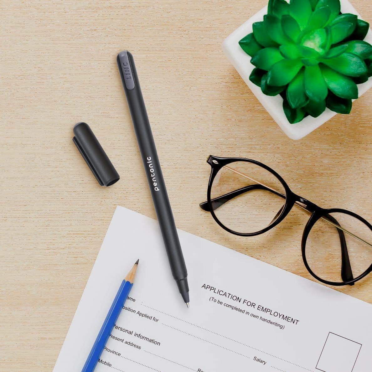 Pentonic LINC Ball Point Pen - Pack of 10 (Black) image number 1