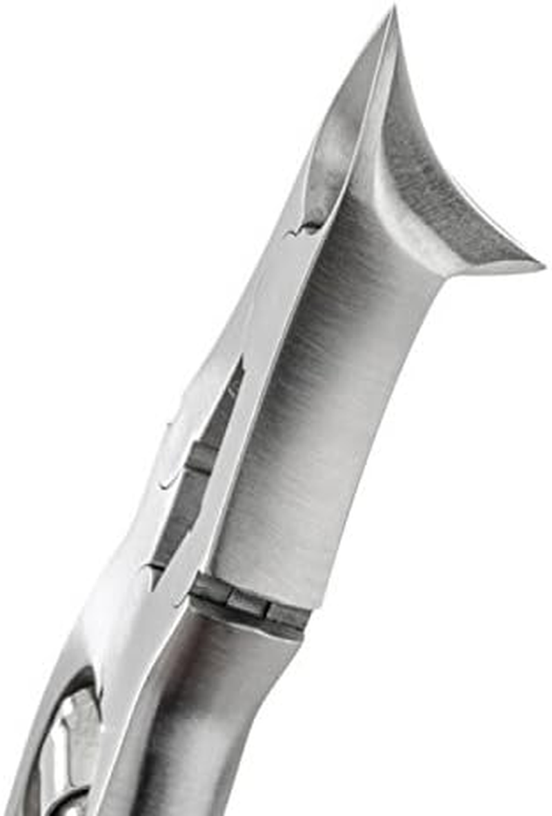 Remos Pedicure Tongs with Gear Ratio for Thick Nails, Two Tip Cutting Edge, Stainless Steel, Length 12 Cm