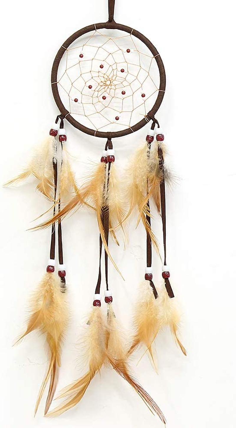 LERTREE Dream Catchers Handmade Wall Hanging Feather Dreamcatcher for Car Kids Bedroom Decoration Ornament image number 1