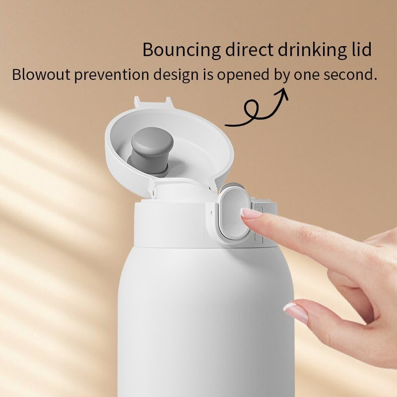 Portable Bottle Warmer, Super Fast Charging, 500ML Rechargeable Portable Milk Warmer with Precise Temperature Control and IPX6 Washable Design, Smart Baby Bottle Warmer with LCD Display for Travel, Outdoor image number 6