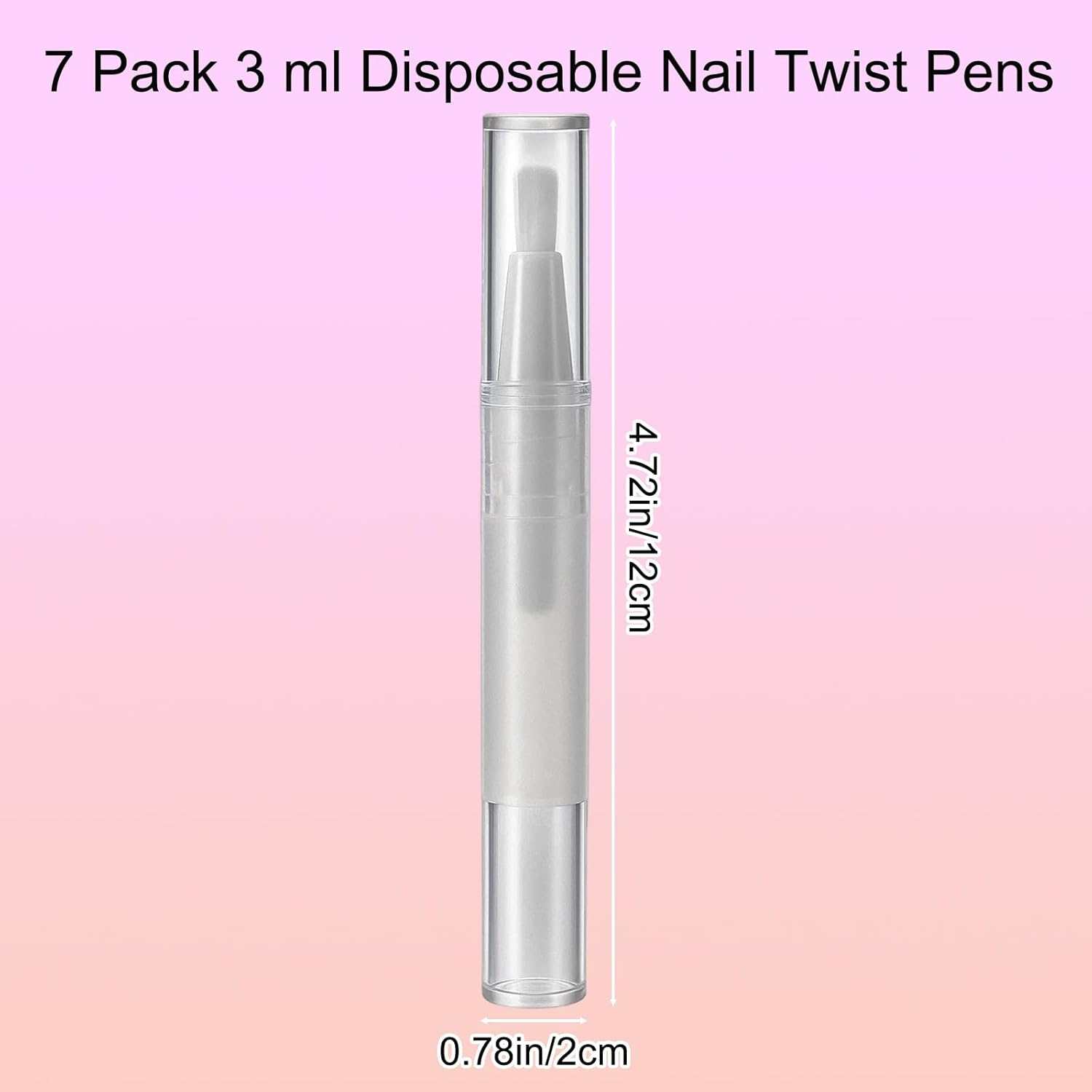 Nail Oil Pen Set, 7 Pack 3 Ml Nail Oil Pens for Precise Application, Portable Nail Care for Healthy Nails and Cuticles