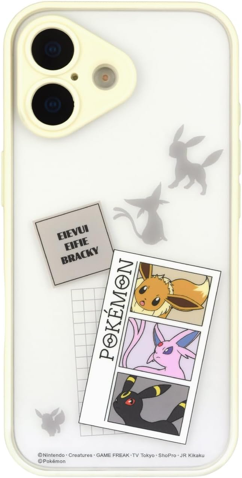 Gourmandies Pokemon Iiiifit Plamp Frame Iphone 17 Compatible Case Yadon & Yadoran & Yadoking PKE-24E