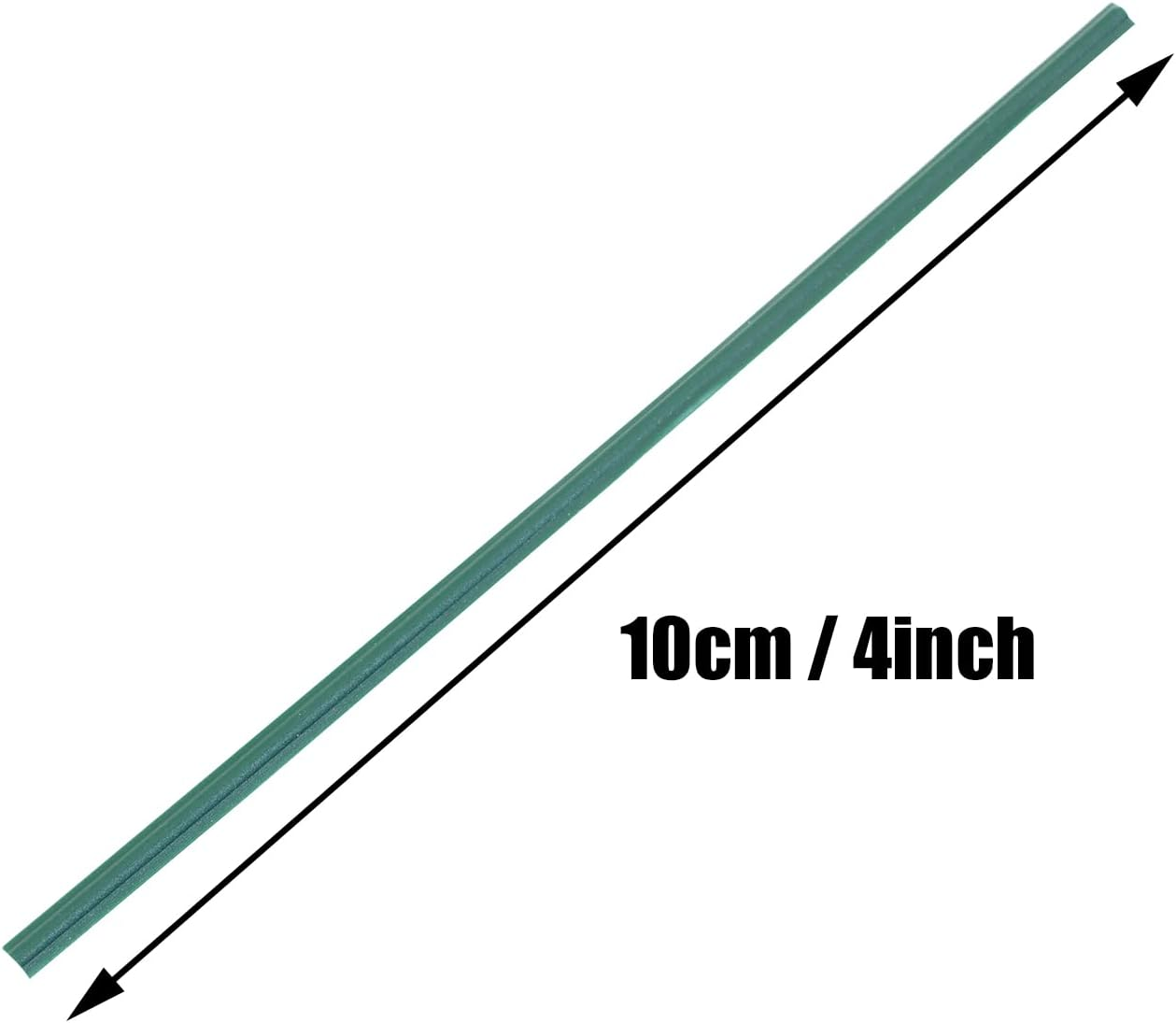 ONLYKXY 80Pcs Plastic Twist Ties Plant Ties Reusable Bread Twist Ties Cake Pop Ties Cable Ties Candy Ties for Bags 4 Inch (Green) image number 5