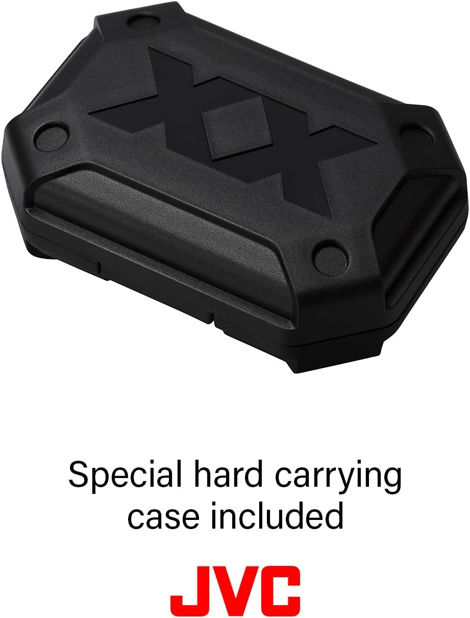 JVC HAFX1X Headphone Xtreme-Xplosivs,Black, Red image number 4