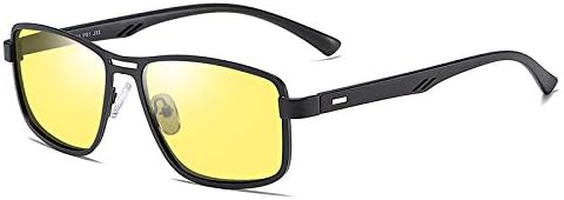 Men Polarized Sunglasses UV400 Protection Lightweight Flexible Frame HD Vision Anti-Glare Driving Shades Comfortable Nose Pads Casual & Outdoor Sports Eyewear