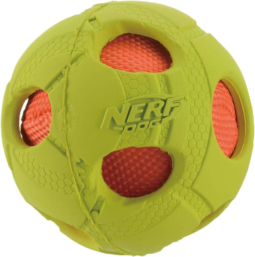 Richell Dog Toy Nerf Dog round Crunch Ball 2.5I image number 1