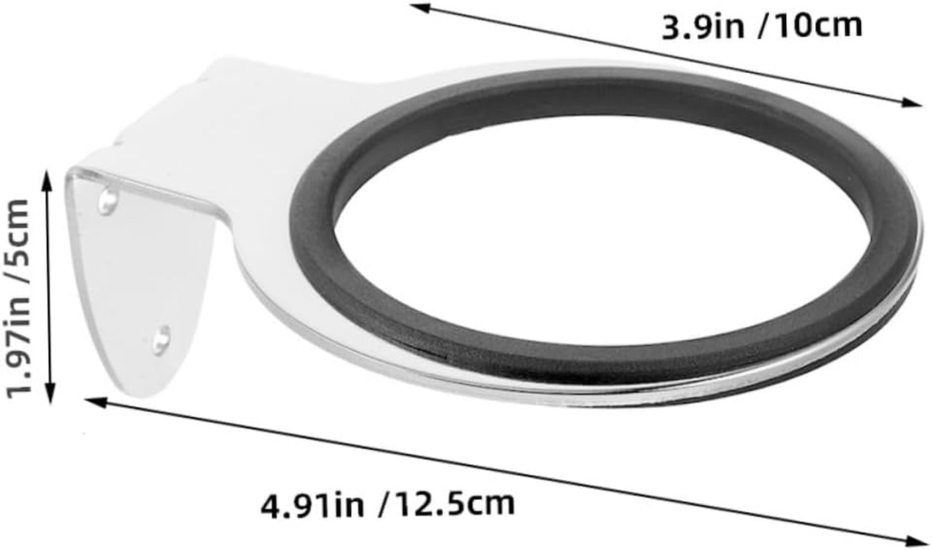 FOYTOKI 2Pcs Hair Dryer Rack Wall Mounted Stainless Steel Blow Dryer Holder for Bathroom Salon Use image number 2