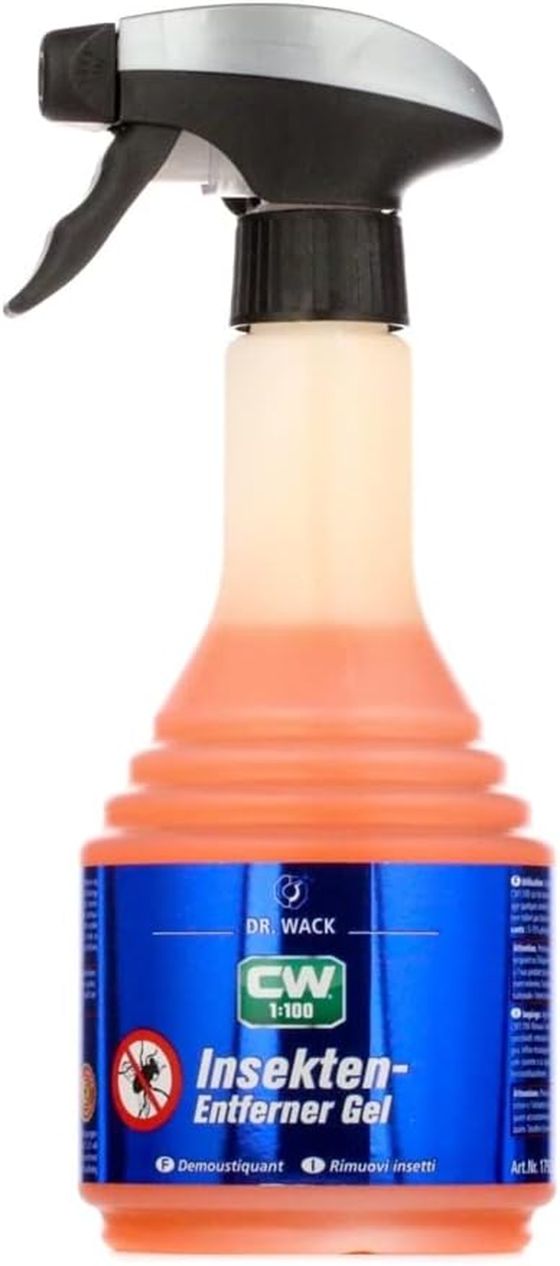 Dr. Wack CW1:100 Insect Remover Gel 500 Ml I Premium Insect Cleaner for Windscreen, Headlights & Front Section I High Yield & Cleaning Effect I High Quality Car Care - Made in Germany image number 1