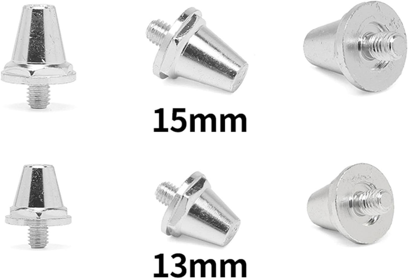 Amagogo 12Pcs Football Boot Studs Rugby Shoes Studs Stable Turf Thread Screw 5Mm Dia Replacement Spikes Soccer Studs for Competition image number 3