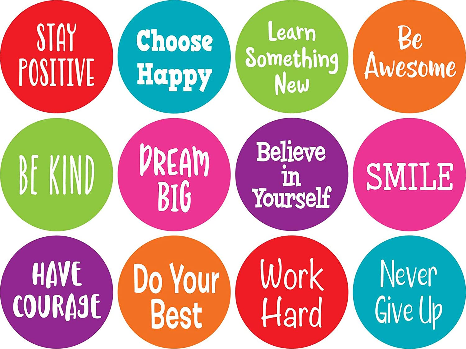 Spot on Carpet Markers: Positive Sayings - 4" image number 1