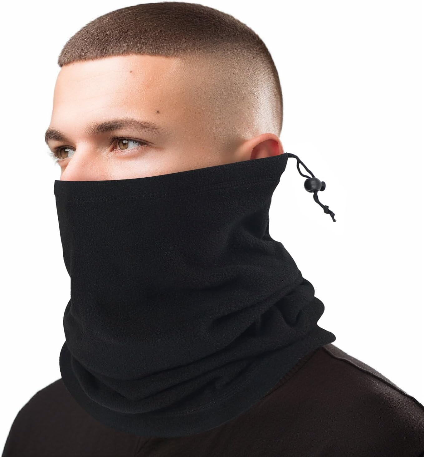 TOPTIE Unisex Warm Fleece Neck Gaiter - Soft & Stretchy Face Mask, Multifunctional Tube for Running, Cycling, Everyday Use