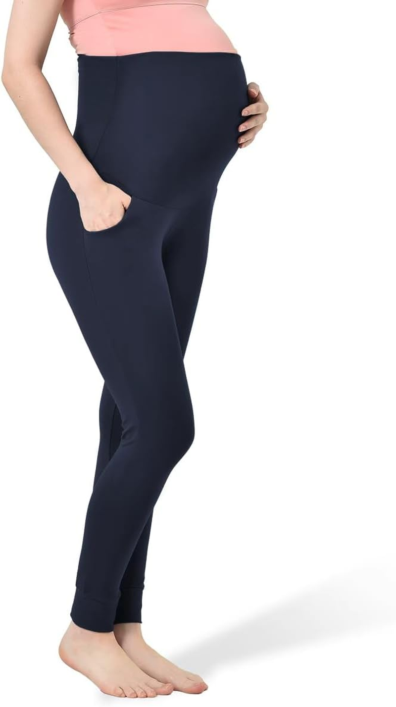 Maternity Joggers for Women - Maternity Casual Pants Activewear Women'S Pregnancy Sweatpants with Pockets