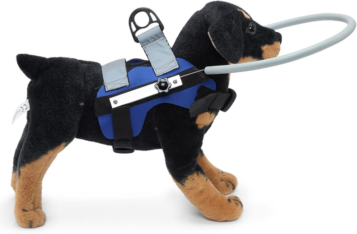 Pet Blind Halo Harness Guiding Device Practical Adjustable Lightweight Collision Avoidance, Pet anti Collision Ring with Reflective Effect for (Blue) image number 2