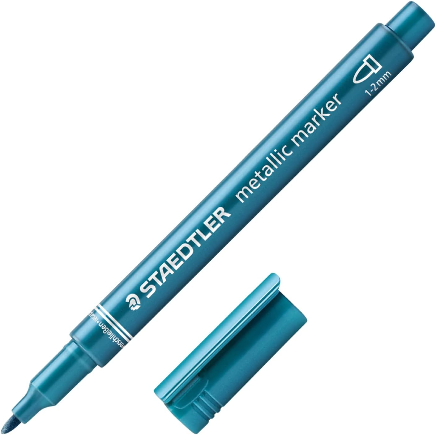 Staedtler Metallic Marker, Silver (Pack of 10)