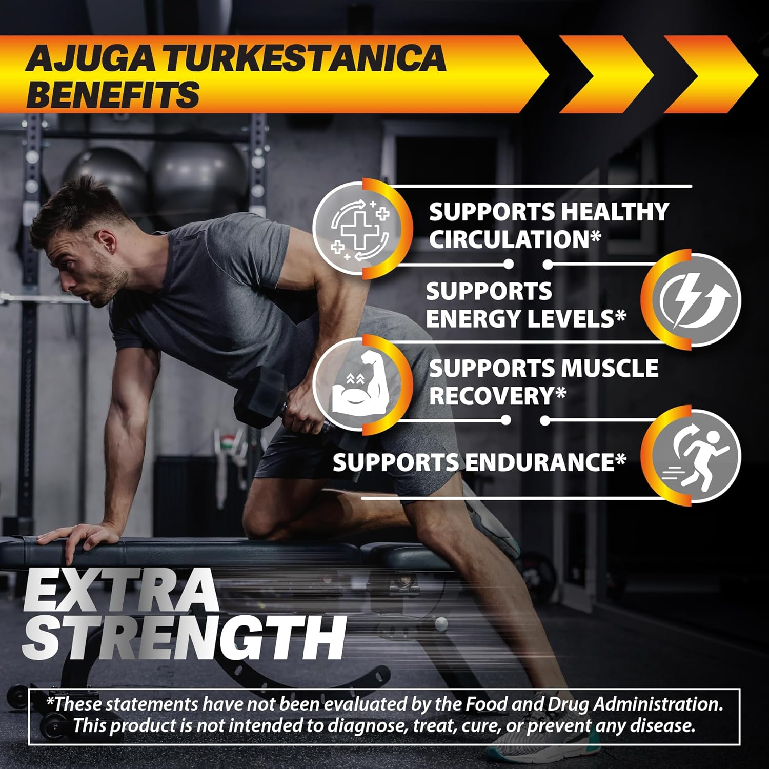 Turkesterone and Tongkat Ali Supplement - Tongkat Ali Extract and Turkesterone Supplement for Men - Non-Gmo (90 Capsules)