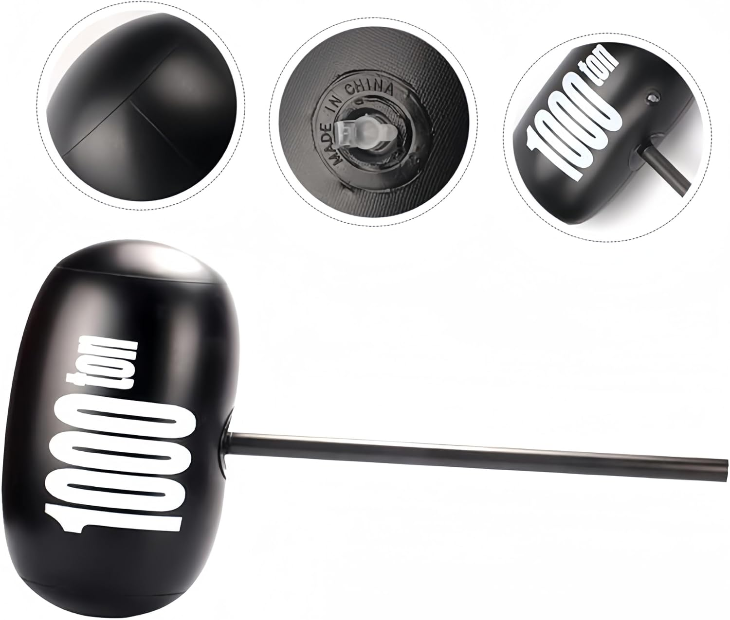 2Pcs Inflatable PVC Hammer - 28 Inches /70Cm Large Hammer, Party Game Interactive Prop, Easter Halloween, Comes with Hand Inflation Pump image number 4