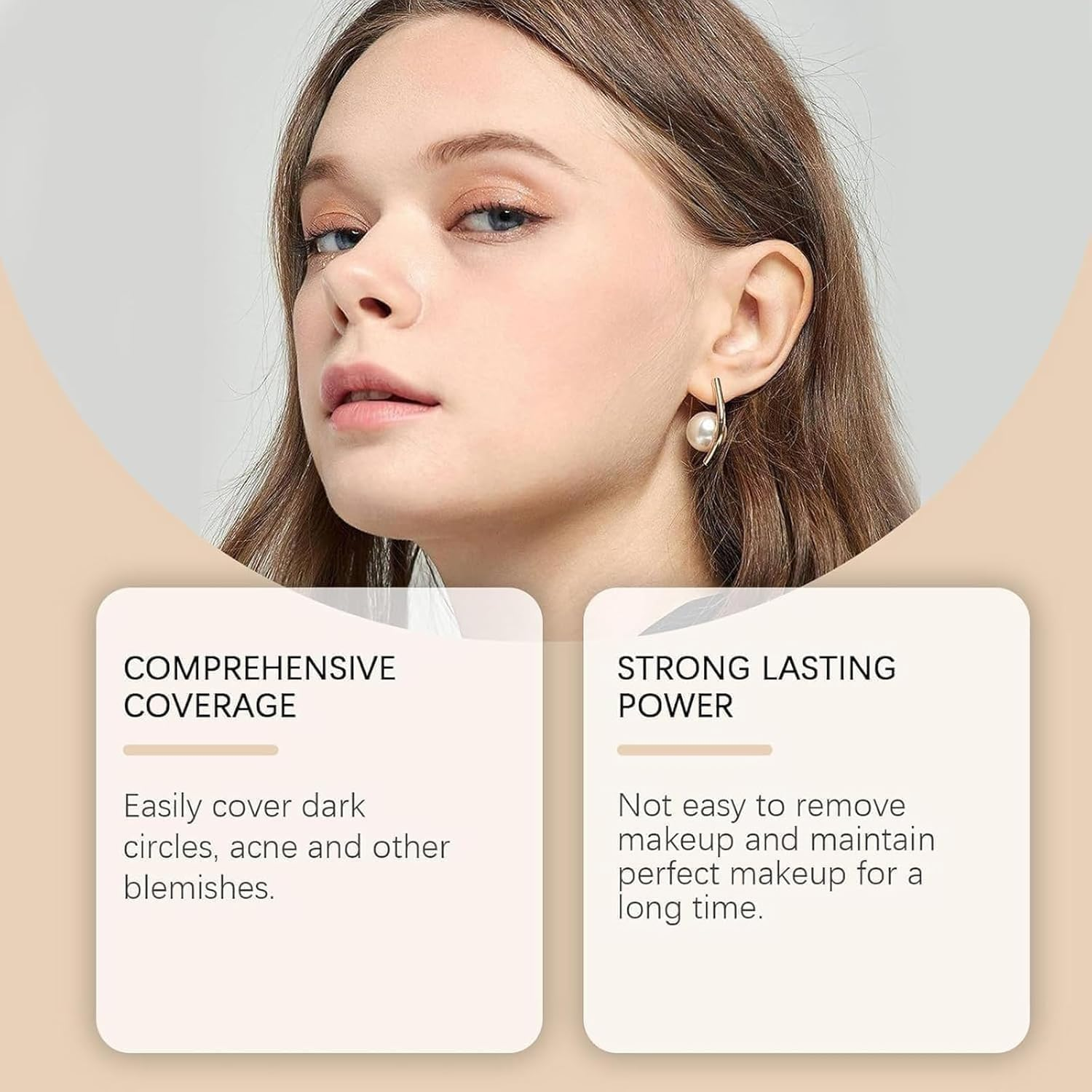 Luminance under Eye Brightener & Concealer - Illuminating Primer for Dark Circles, Tired Skin Corrector - Light to Medium Skin Tone, Natural Coverage, Brightening Makeup Base (2Pcs) - 2Pcs image number 6