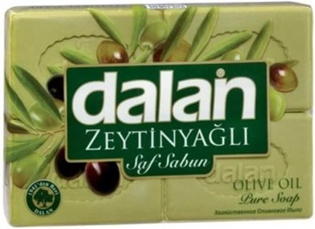Turkish Olive Oil Soap Dalan (Four Bars per Set, 500 Grammes in Total) Each Bar 125 Grammes