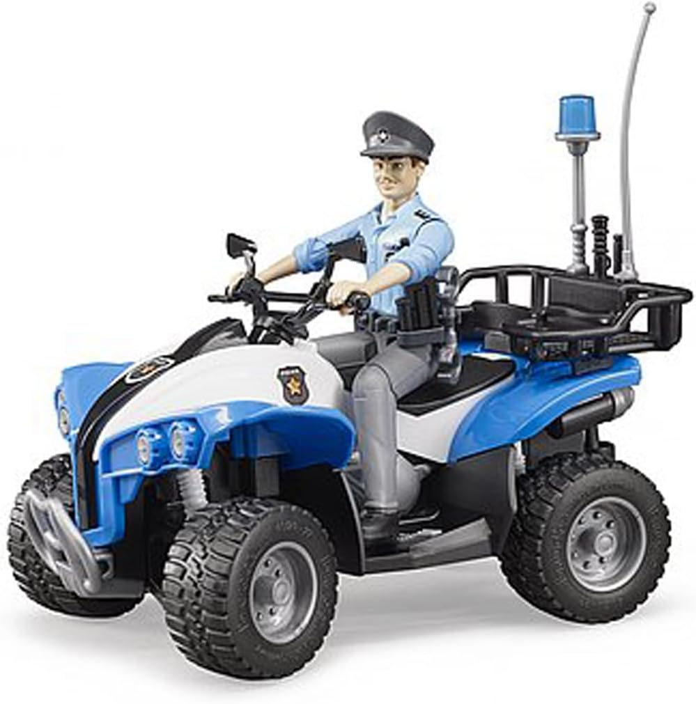 Bruder Quad with Policemen & Accessories image number 4
