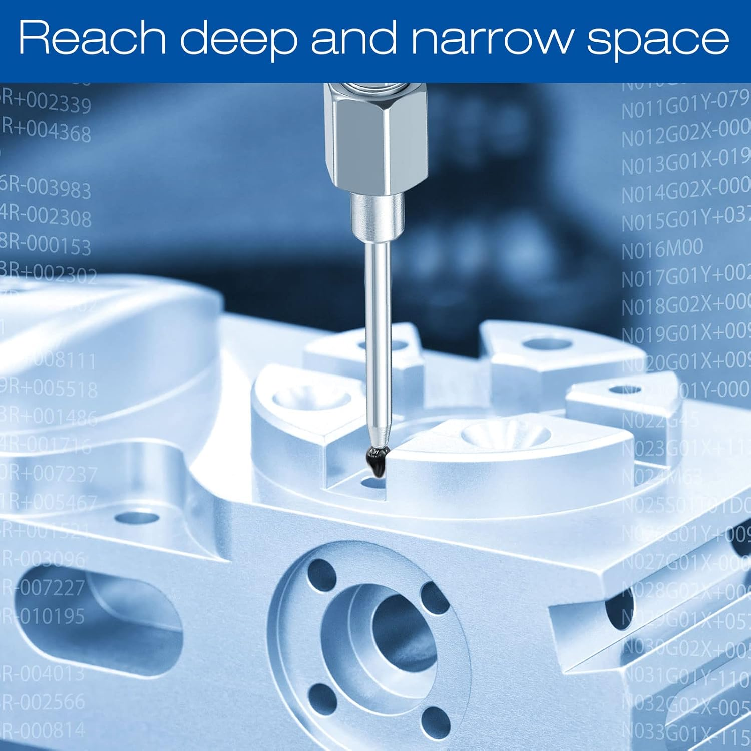 2 Pack Grease Needle Nozzle, Needle Nose Grease Dispenser, Grease Gun Fittings and Gun Tips, Narrow Needle Greaser Adapter with 1/8 Inch NPT Threads image number 2