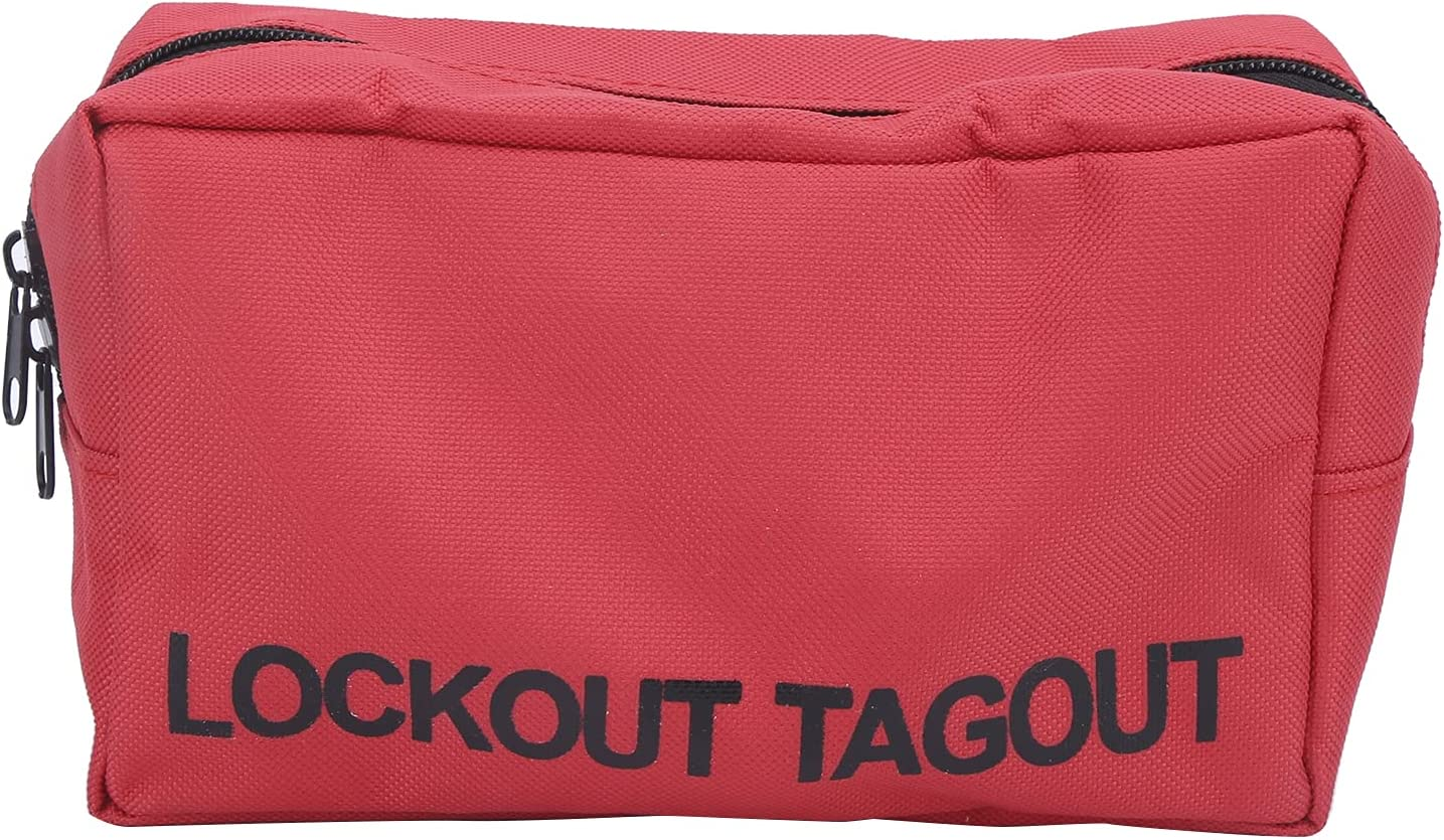 Lockout Tagout Kit, Multifunctional Clamp on Circuit Breaker Locks with Security Padlocks, Warning Tags, Portable Bag, for Electrical Safety image number 2