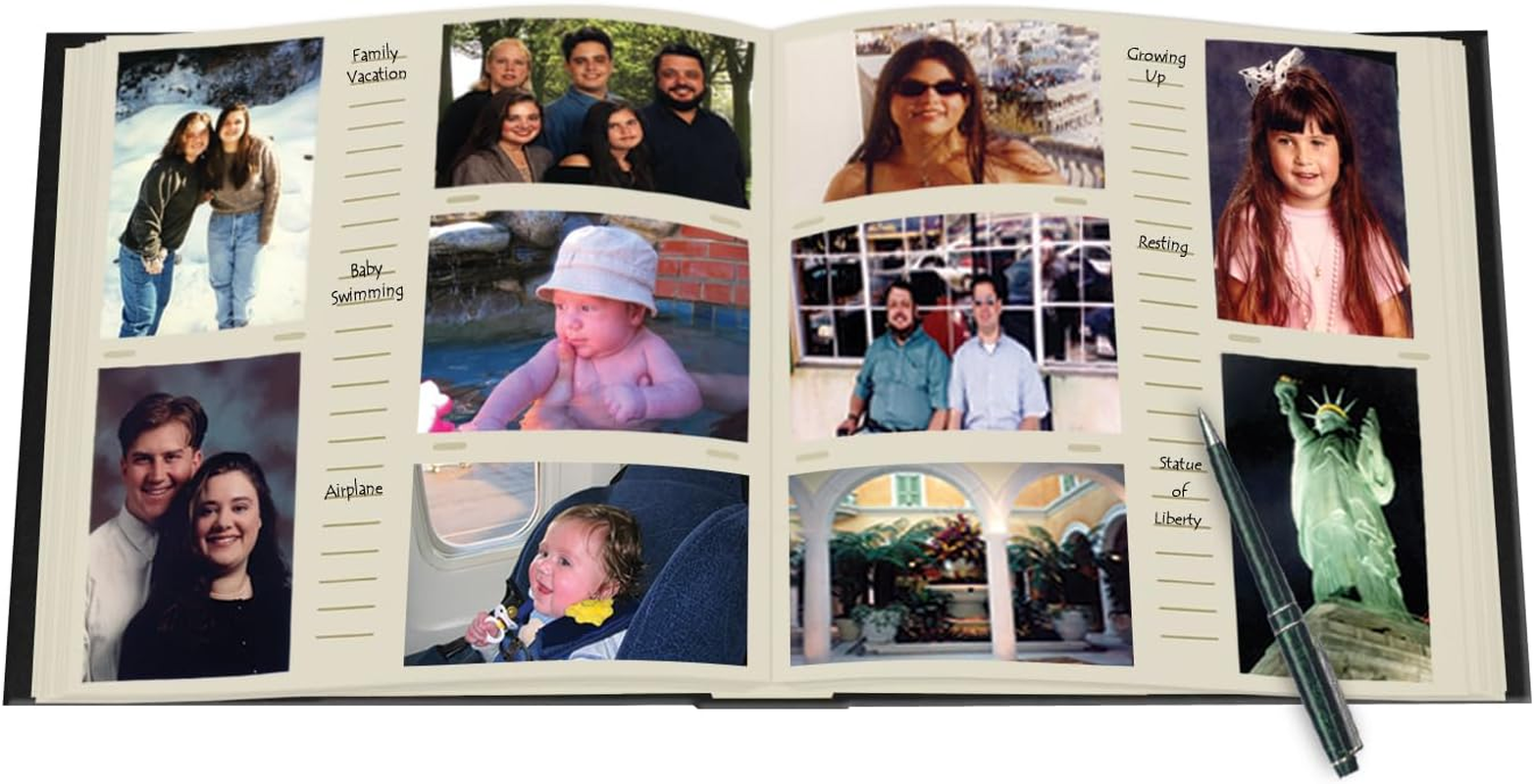 Pioneer Photo Albums Extra Large Capacity Photo Album, 500 Pocket 4X6, Black image number 1