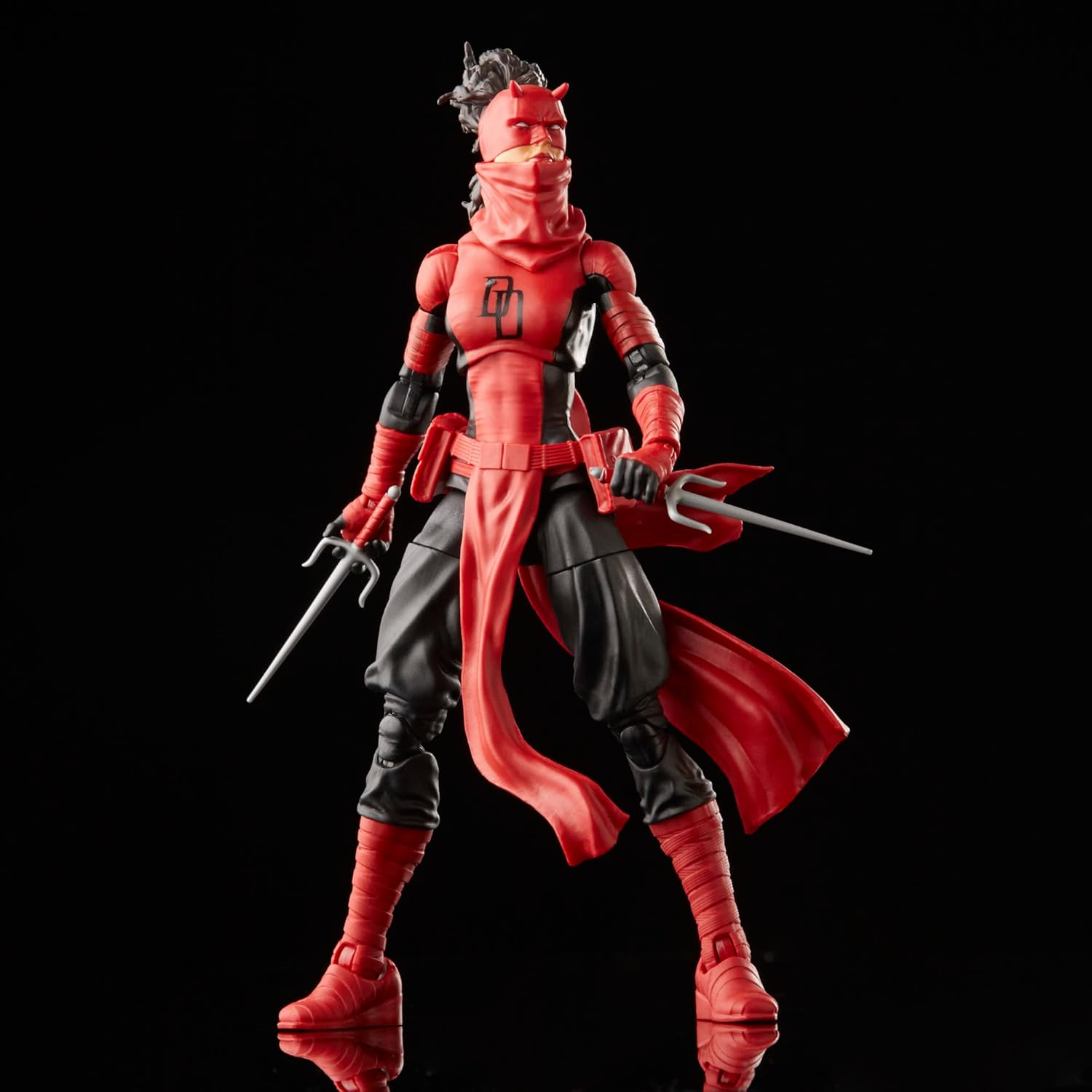Marvel Hasbro Legends Series Elektra Natchios Daredevil, Collectible 6 Inch Action Figures, 2 Accessories image number 5