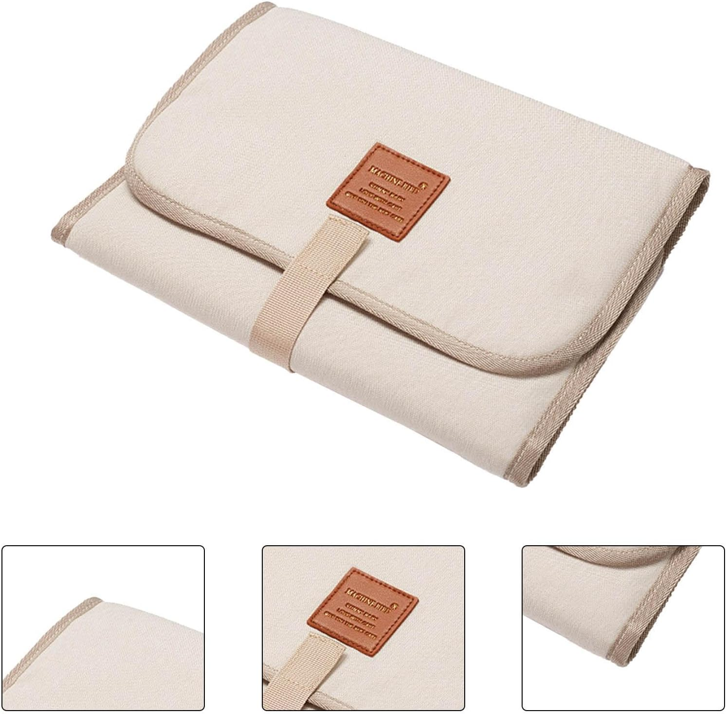 Nappy Changing Mat, Waterproof Baby Change Pad, Foldable & Comfortabletravel Baby Change Pad, Baby Diaper Changing Pads for Travel Trips Outings Journeys Tours image number 2