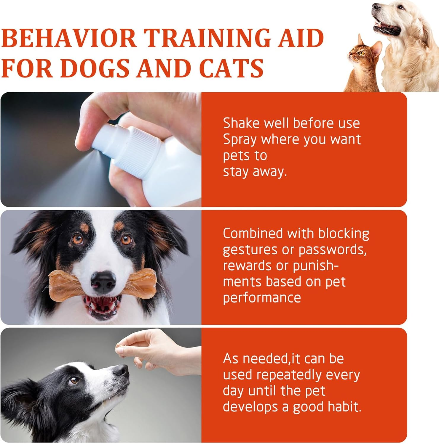 Pet Anti-Chew Training Spray, Bitter Deterrent for Dogs and Cats, Behaviour Correction Aid image number 2