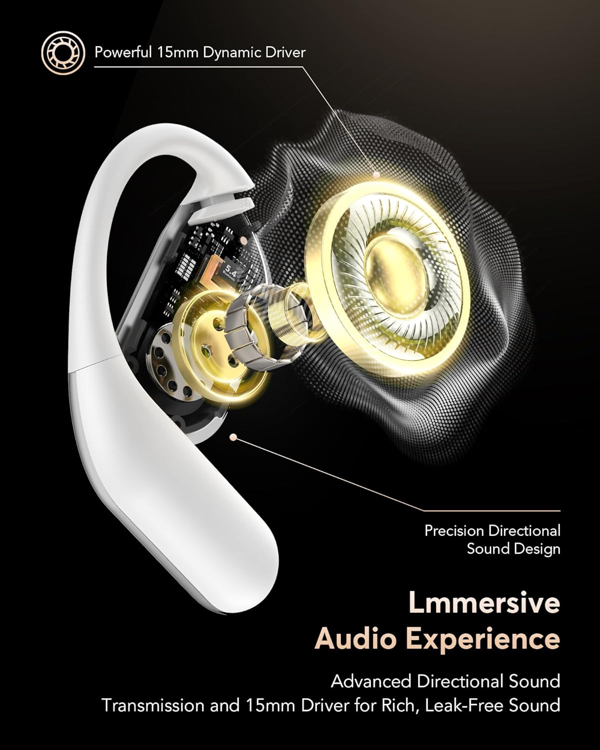 EUQQ AI Translation Earbuds, Language Translator Earbuds Real Time for 144 Languages,Audifonos Traductores Ingl&eacute;s Espa&ntilde;ol,Bluetooth 5.4 LCD Touch Screen Earphones,Ideal for Travel Business Learning image number 1