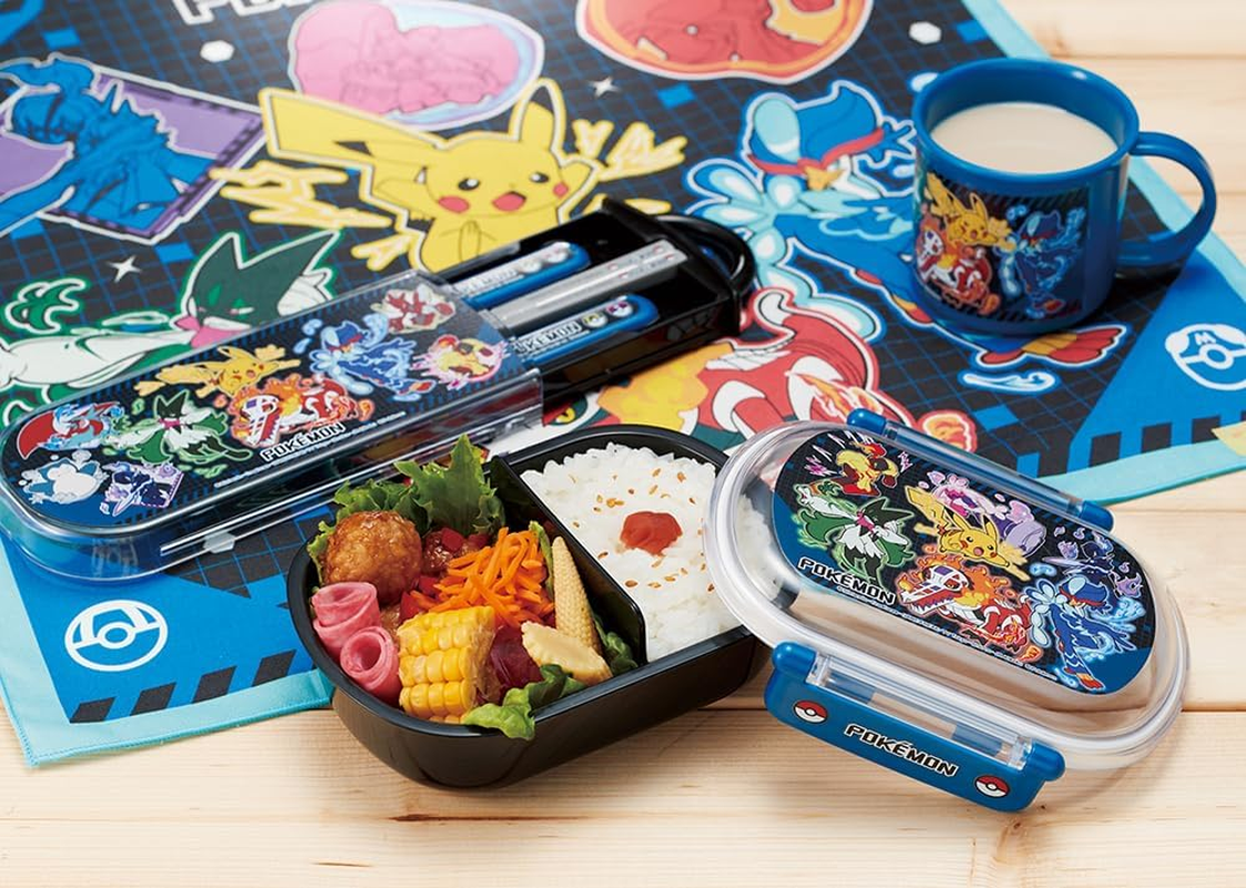 Skater KE4AAG 25 Pokemon 25 Boy'S Plastic Cup Lunch Box, 6.8 Fl Oz (200 Ml), for Kids, Antibacterial, Dishwasher Safe, Made in Japan image number 3