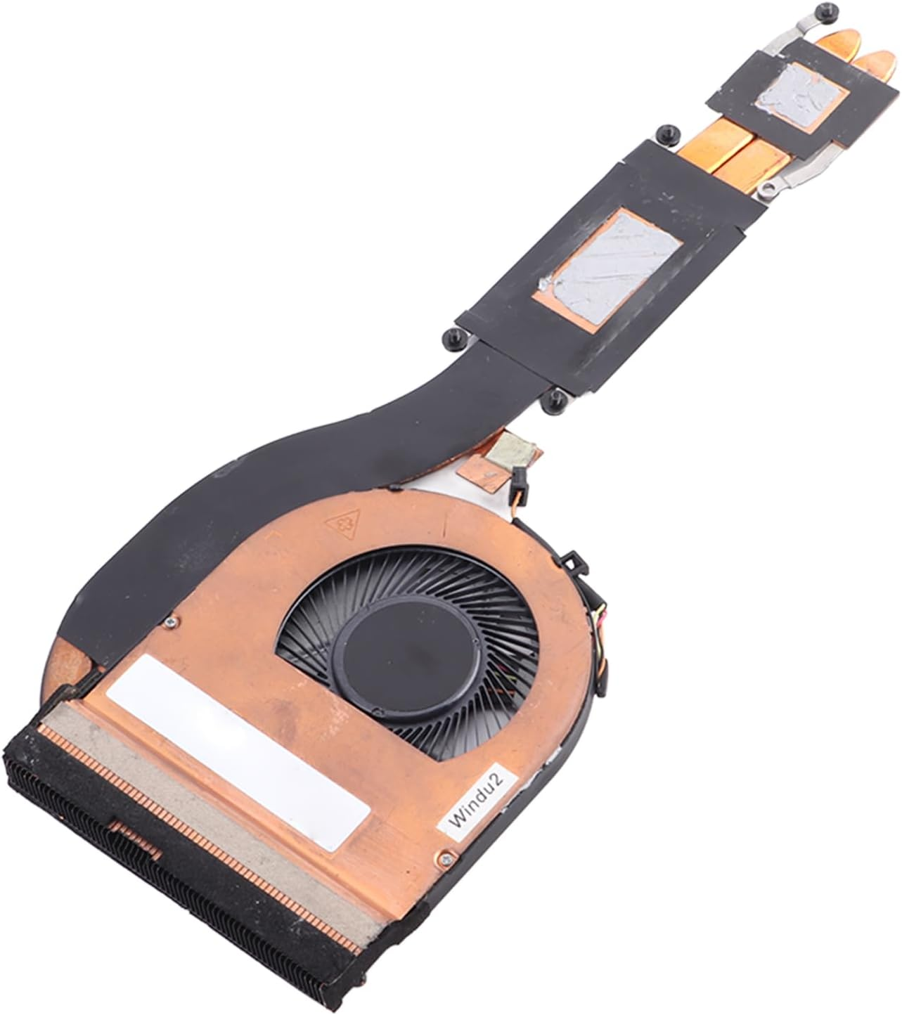 Laptop CPU Cooling Fan, Heat Dissipation Aluminium Alloy ABS Brass CPU Cooling Fan Module for T480 T470 01YR200 01YR202 Laptop image number 1