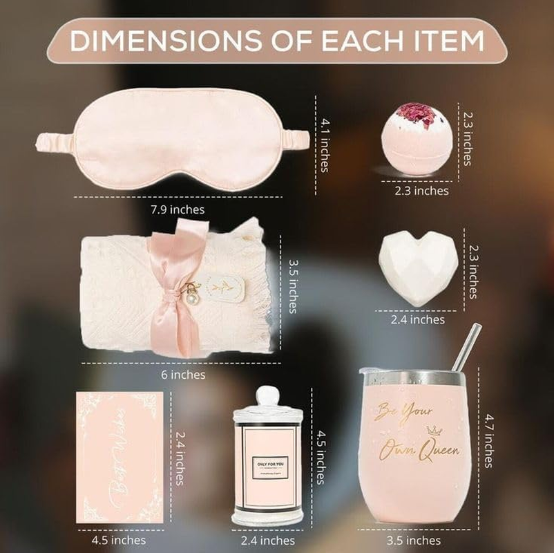 Birthday Gifts for Women, Birthday Presents for Her, Unique Hampers Pamper Self Care Gifts Bath Sets for Friends, Mom, Sister, Coworker, Wife, Girlfriend, Gift Ideas for Mothers Day, Valentines Day image number 4