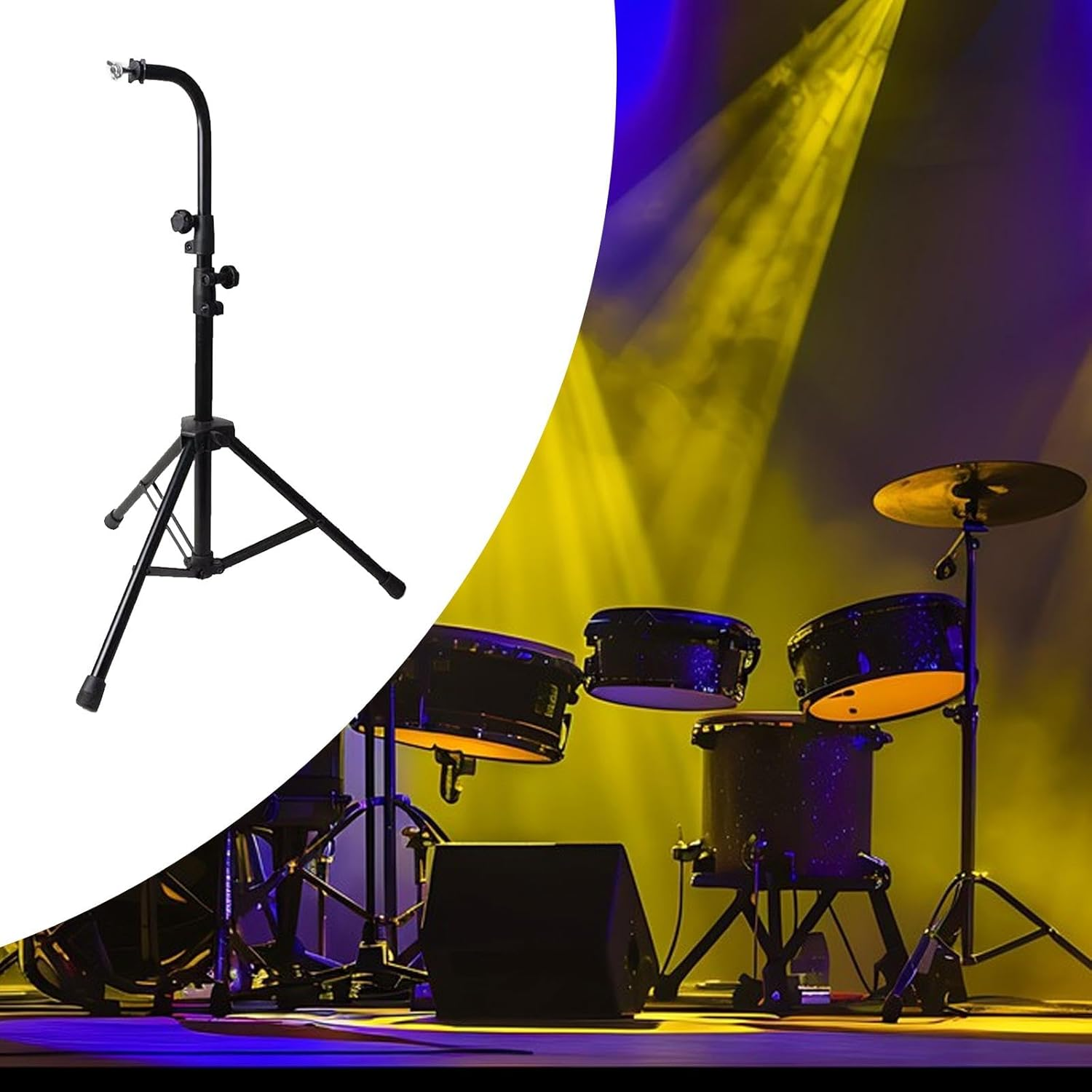 Junzhehub Bar Chimes Tripod Stand Stable Musical Chimes Stand for Practice Performance image number 2